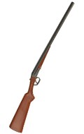 Double Barrel Shotgun (Grey)