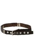 Belt with Diecast Ornaments (Brown)