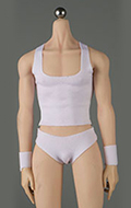 Super Flexible Lean Slender Caucasian Natural Male Seamless Body